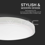 24W LED Плафон SAMSUNG Чип 6500K Кръг Бяла Рамка IP44