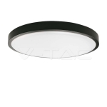 24W LED Плафон SAMSUNG Чип 4000K Кръг Черна Рамка IP44