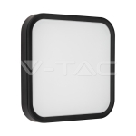 24W LED Плафон SAMSUNG Чип 3000K Квадрат Черна Рамка IP44