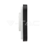 24W LED Плафон SAMSUNG Чип 4000K Квадрат Черна Рамка IP44