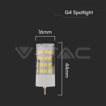 LED Крушка SAMSUNG ЧИП 3.2W G4 6400K