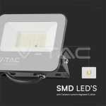 30W Floodlight RGB+W Черен С Контролер IP65