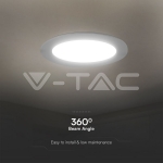 18W LED SAMSUNG Чип Backlit Панел Вграждане Кръг 3000K