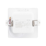 3W LED SAMSUNG Чип Backlit Панел Вграждане Квадрат 3000K