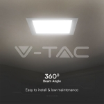 6W LED SAMSUNG Чип Backlit Панел Вграждане Квадрат 3000K