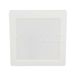 12W LED SAMSUNG Чип Backlit Панел Външен монтаж Квадрат 4000K