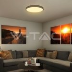 36W LED Плафон SAMSUNG Чип 3000K Кръг Бяла Рамка IP44