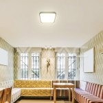 48W LED Плафон SAMSUNG Чип 4000K Квадрат Черна Рамка IP44