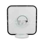 18W LED Плафон Сензор SAMSUNG Чип 4000K Квадрат Черна Рамка IP44