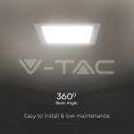 6W LED SAMSUNG Чип Backlit Мини Панел Вграждане Квадрат 6500K