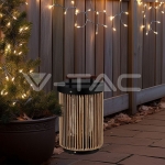 2.4W Соларна Лампа с Дръжка Въже 3000K