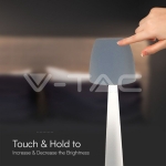 2W LED Настолна Лампа (80x370) 3в1 Димираща Бяло Тяло