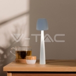 2W LED Настолна Лампа (80x370) 3в1 Димираща Бяло Тяло