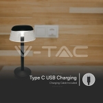 2W LED Настолна Лампа (130x285) 3в1 Димираща Черно Тяло