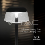 2W LED Настолна Лампа (130x285) 3в1 Димираща Черно Тяло