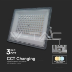 100W LED Прожектор 3в1 Сиво Тяло