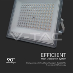 100W LED Прожектор 3в1 Сиво Тяло