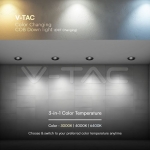 12W LED Луна Bridgelux 3в1 Черен Ринг + Черна Основа