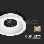 18W LED Луна Bridgelux 3в1 Бял Ринг + Черна Основа