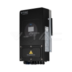 6kW Хибриден Моно Инвертор Черен 10г. гаранция