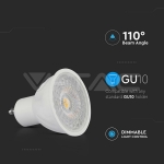 LED Крушка 6W GU10 SMD Пластик 110° 3000K