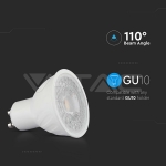 LED Крушка 6W GU10 SMD Пластик 110° 3000K
