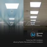 LED Панел 36W 595x595мм Backlit 120 lm/W 4000K 10бр./Сет 2 в 1