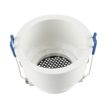 GU10 Корпус Кръг Алуминий Бяло Тяло