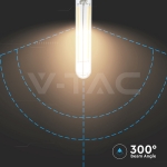 4W LED T20 LED Filament Крушка Прозрачно Покритие 4000K E14