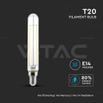 4W LED T20 LED Filament Крушка Прозрачно Покритие 6500K E14