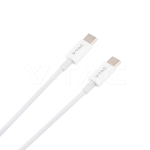 1M Type C USB Кабел Бял