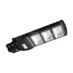 12W LED Соларна Улична Лампа Пластик 6000K Черно Тяло