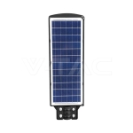 12W LED Соларна Улична Лампа Пластик 6000K Черно Тяло