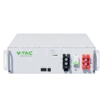 5.12kWh Батерия за Шкаф 51.2V Бяло Тяло