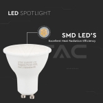 LED Крушка 2.9W GU10 SMD Пластик 110° 4000K