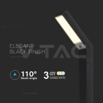 1.5W Соларно Градинско Колче Черно Тяло IP65