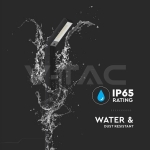 1.5W Соларно Градинско Колче Черно Тяло IP65