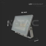 10W LED Прожектор 4000K Черно Тяло
