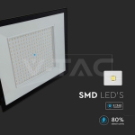 200W LED Прожектор 6400K Черно Тяло