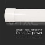 40W LED Линейно Тяло 120см 3000К