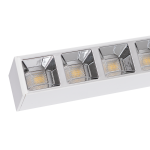 ULTRALUX - LED линейно осветително тяло UGR<19, бяло, 1,2м, 40W, 4200K, 220-240VAC, IP20 - LSLG1204042