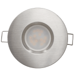 ULTRALUX - LED ЛУНА ЗА ВГРАЖДАНЕ 6.5W, 2700K, 220-240V AC, ТОПЛА СВЕТЛИНА, IP44 - LLV6527SN