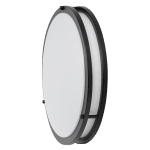 ULTRALUX - Декоративна LED плафониера 24W, 4200K, 220-240V AC, черна, кръг, IP20 - SPMR2442BL