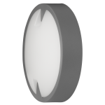 ULTRALUX - LED ВОДОУСТОЙЧИВА ПЛАФОНИЕРА КРЪГ, СИВА, 18W, 4000K, 220-240V AC, НЕУТРАЛНА СВЕТЛИНА, IP65 - LBH1840GR