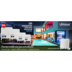 ULTRALUX - LED ПРОЖЕКТОР БЕЗ ЗАСЛЕПЯВАНЕ 20W, 4200K, 220V-240V AC, IP65, БЯЛ - SPA2042