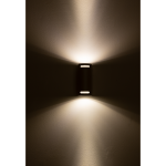 ULTRALUX - ФАСАДНО ОСВ.ТЯЛО ДВУСТРАННО, IP44, 2ХGU10, ЗА СТЕНА, ГРАФИТ - FOT2GU10GR