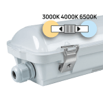 ULTRALUX - LED ИНДУСТРИАЛНО ОСВЕТИТЕЛНО ТЯЛО CCT PC, 1.50М, 19W/24W/28W/33W, 220V-240V AC, IP66, 3000K/4000K/6500K - LITH15033CCT