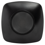 ULTRALUX - PIR сензор за движение и присъствие за открит монтаж с черна леща, 360°, 10m, IP20, черен - PSD2BE