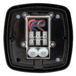 ULTRALUX - PIR сензор за движение и присъствие за открит монтаж с черна леща, 360°, 10m, IP20, черен - PSD2BE