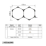 ULTRALUX - LED модулно линейно тяло 7W, 6000K, 220-240 V AC, 270°, 700lm, IP20 - LT5X760